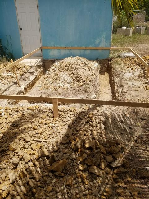 Construction Isolation Room at Parottee Basic School COVID Protocol